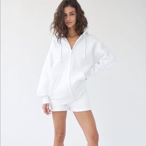 🔥SOLD Aritzia TNA Boyfriend Zip-Up Hoodie